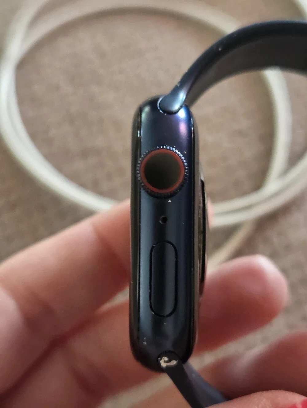 Apple Watch Series 6 44mm aluminum and ceramic case ion-x glass GPS LTE WR-50M